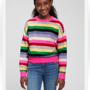 GAP girls striped sweater Large